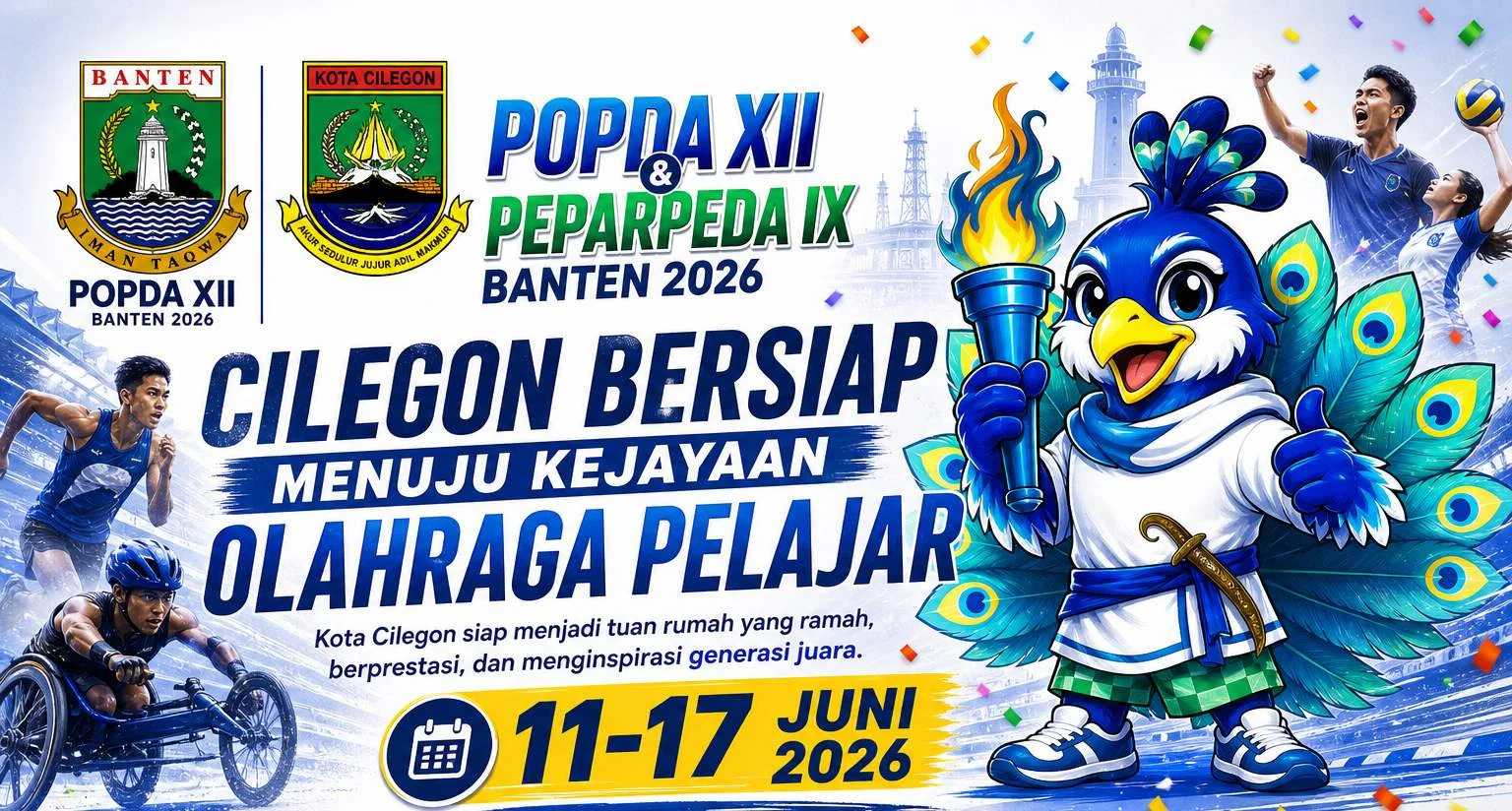Cilegon Bersiap Menuju Kejayaan Olahraga Pelajar di POPDA XII & PEPARPEDA IX Banten 2026